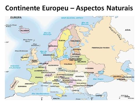 características naturais da europa